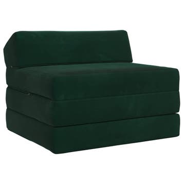 vidaXL Vouwbare Sofa Bed Donkergroen 200 x 70 x 10 cm, Verzenden