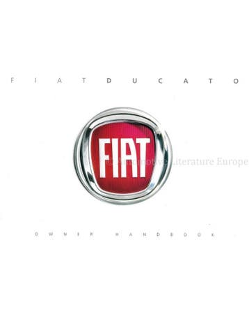 2018 FIAT DUCATO INSTRUCTIEBOEKJE ENGELS, Ophalen of Verzenden