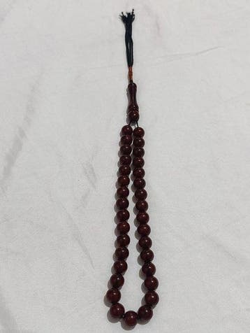 Chapelet - Ambre - 1970-1980 - Chapelet de perles de prière