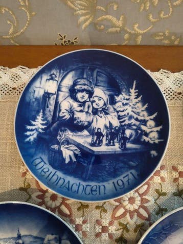 Vase avec couvercle - assiettes de collection - Porcelaine -, Antiek en Kunst