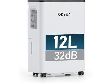 Veiling - OKYUK Elektrische luchtontvochtiger - 12L - 60 m², Electroménager, Équipement de traitement de l'air