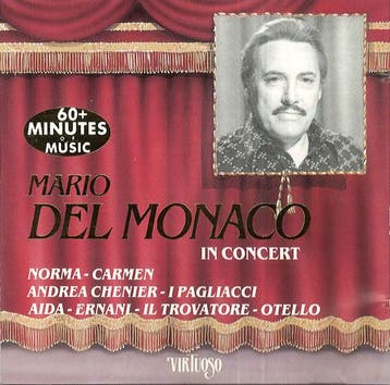 Mario del Monaco - Mario Del Monaco In Concert, Verzenden, Gebruikt