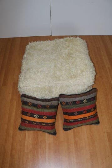 Puff Cases 1 - Kelim - 60 cm - 60 cm