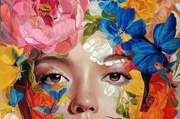 Yamila - Flora y Alma: El Retrato Kintsugi de la Conciencia