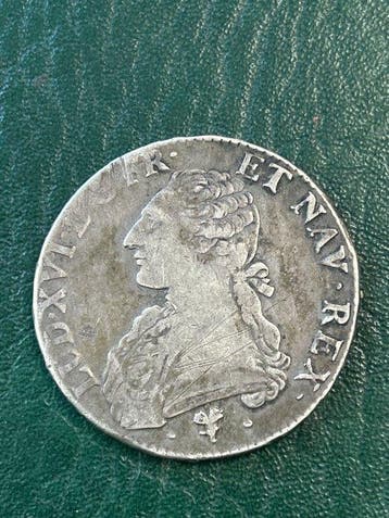 France. Louis XVI (1774-1792). Ecu 1784-L, Bayonne (Sans, Postzegels en Munten