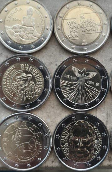Europa. 2 Euro 2013/2026 (25 moedas) (Zonder minimumprijs)