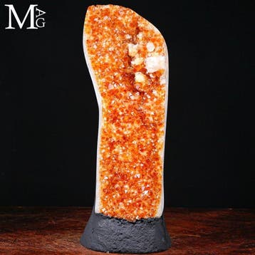 Quartz citrine druzy de haute qualité - Madeira Quartz -, Collections, Minéraux & Fossiles