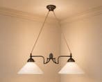 Lamp - Opaline glas - Jugenstil style lamp