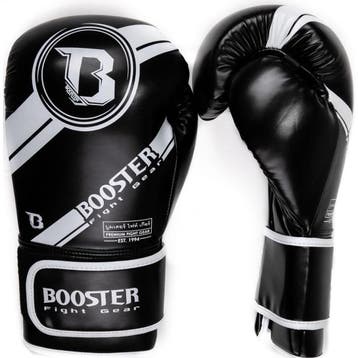 Booster Bokshandschoenen BG Premium Striker 1 Zwart Wit, Verzenden, Nieuw, Bokshandschoenen