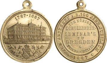 Brons medaille 1887 Dresden, Verzenden