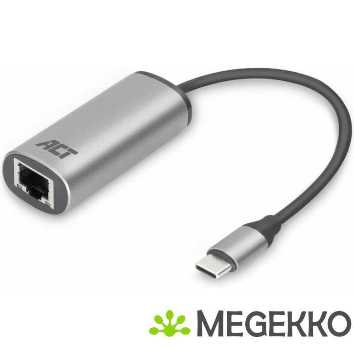 ACT USB-C naar 2.5 Gigabit ethernet adapter, Informatique & Logiciels, Ordinateurs & Logiciels Autre, Envoi