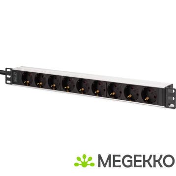 Digitus DN-95440 energiedistributie 9 AC-uitgang(en) 1U, Computers en Software, Pc- en Netwerkkabels, Verzenden, Nieuw