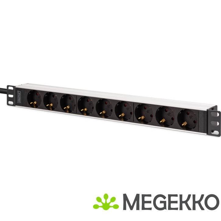 Digitus DN-95440 energiedistributie 9 AC-uitgang(en) 1U, Computers en Software, Pc- en Netwerkkabels, Nieuw, Verzenden