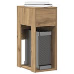 vidaXL Computertorenstandaard met lade 30x44x74 cm, Verzenden, Nieuw