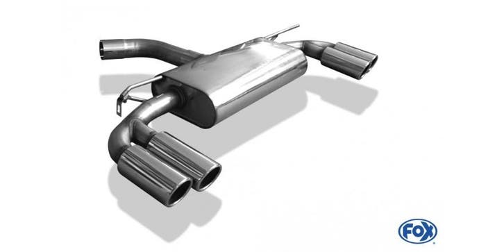 FOX Seat Leon 5F achterdemper uitgang rechts/links - 2x80 ty, Autos : Pièces & Accessoires, Systèmes d'échappement, Envoi