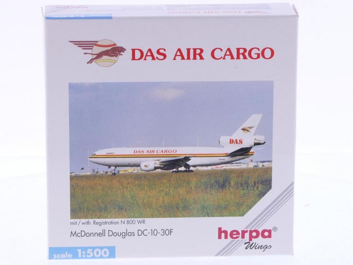 Schaal 1:500 Herpa 500173 DAS Air Cargo McDonnell Douglas..., Hobby & Loisirs créatifs, Modélisme | Avions & Hélicoptères, Enlèvement ou Envoi