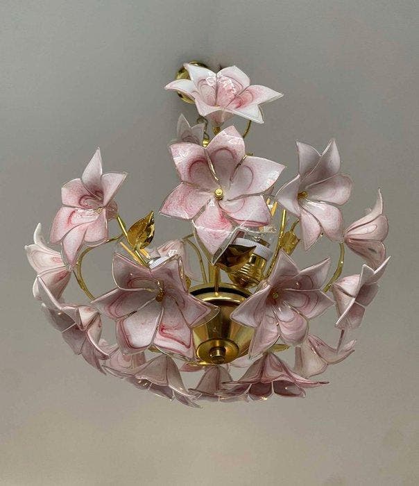 Lustre - Verre - lustre de style Murano, Antiek en Kunst, Curiosa en Brocante