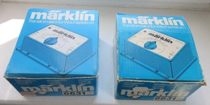 Märklin H0 - 6631 - Transformateur (2) - Transformateurs 220, Hobby en Vrije tijd, Modeltreinen | H0