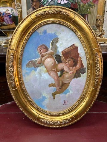 Italiaanse school (XX) - Putto con libro - da Giovanni