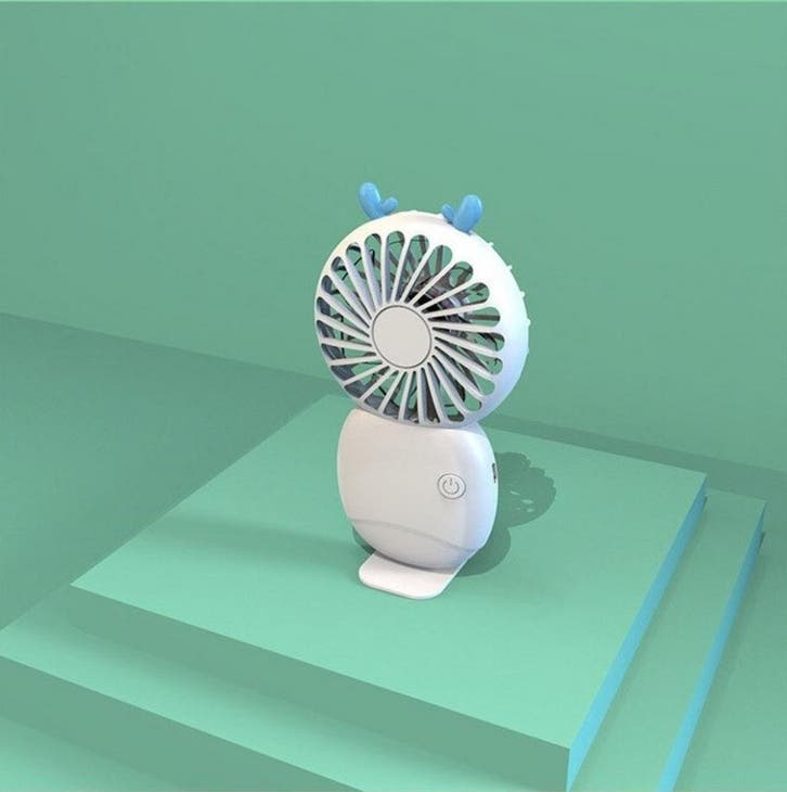 Oplaadbare Draagbare Ventilator - Handventilator op Batterij, Elektronische apparatuur, Ventilatoren, Nieuw, Verzenden
