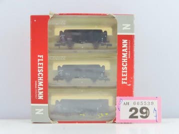 Fleischmann N - 821209K - Ensemble de wagons de marchandises, Nieuw