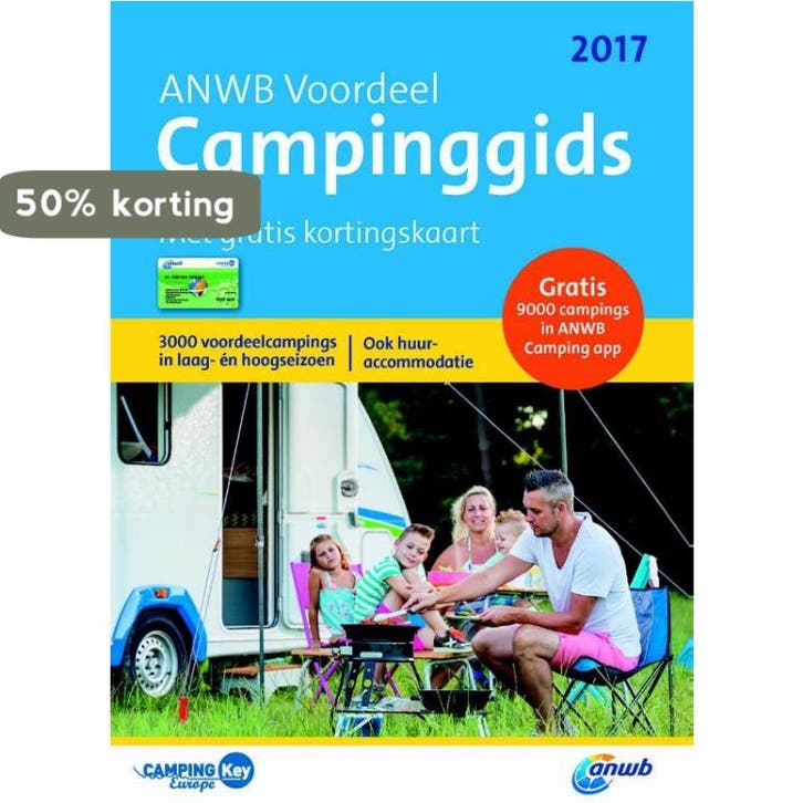 ANWB voordeel campinggids 9789018040543, Boeken, Reisgidsen, Zo goed als nieuw, Verzenden