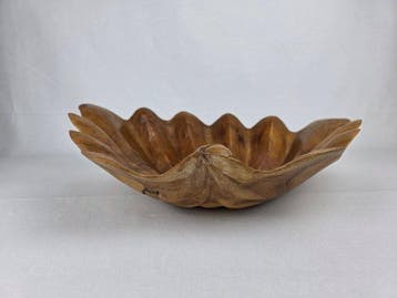 Tafelmiddenstuk - Hout - Grande a Conchiglia XX, Antiek en Kunst