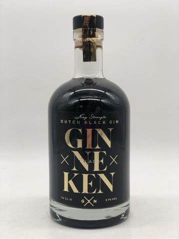1 x 70cl Ginneken Dutch Black Premium Gin, Verzamelen, Ophalen of Verzenden, Nieuw, Overige gebieden, Overige typen