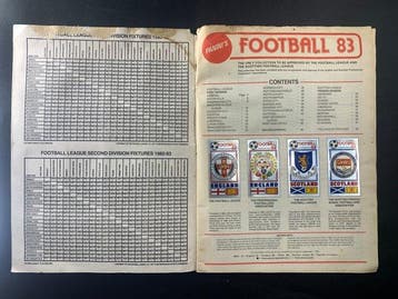 1982/83 Panini Original Sticker Album Football 83 -, Verzamelen, Nieuw