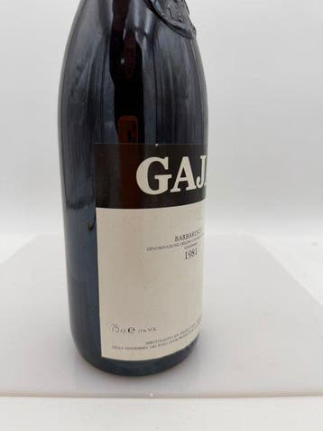 1981 Gaja Barbaresco - Barbaresco - 1 Bouteille (0,75 l), Verzamelen, Nieuw