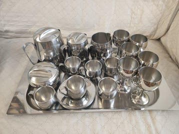 imco - Koffieservies (26) - Staal, Antiek en Kunst