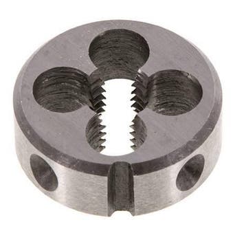 Filière ronde DIN EN 22568 Filetage standard M 10x1.50, Verzenden