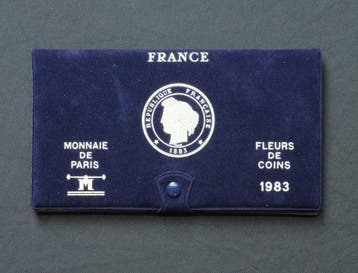 France. Year Set (FDC) 1983 (12 monnaies) dont 1 en argent