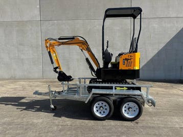 Veiling: Minigraafmachine JPC HT12 Diesel 2025 Nieuw op aanh, Ophalen