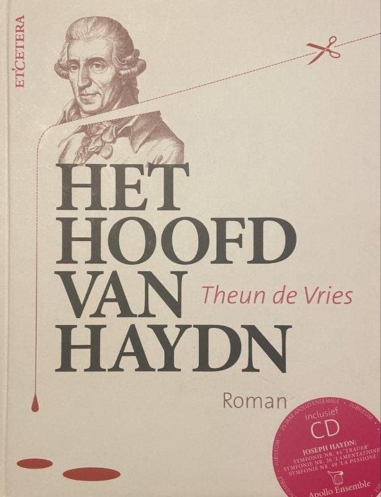 Het hoofd van Haydn 9789082204742 Theun de Vries, Boeken, Romans, Gelezen, Verzenden