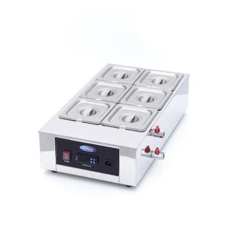 Chocoladesmelter | 1/6 GN | 6 GN Bakken | 30–100°C | 1.5kW, Verzenden, Nieuw in verpakking
