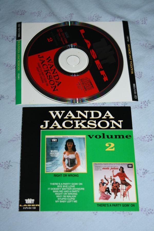 Wanda Jackson - Right Or Wrong/Theres A Party Goin On, CD & DVD, CD | Pop, Envoi