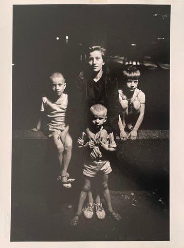 Franck Pourcel - mere et enfants dans la nuit