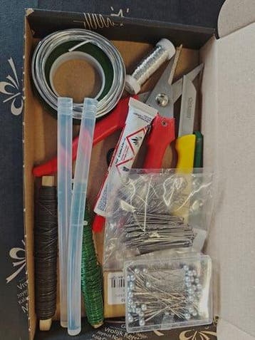 Kerstpakket startpakket hobby en bloemschikken 30, Hobby & Loisirs créatifs