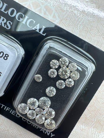 Zonder minimumprijs - 18 pcs Diamant (Natuurlijk) - 2.50 ct, Nieuw