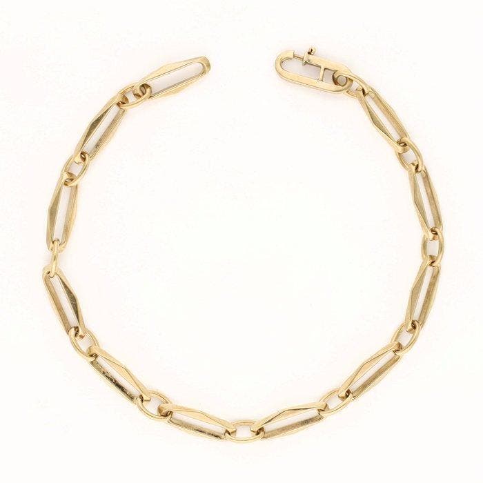 Armband - 8 karaat Geel goud - Closed forever, Bijoux, Sacs & Beauté, Bracelets