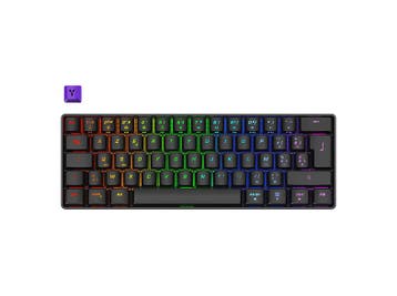 ISY -   Mini Toetsenbord Azerty Rgb - Zwart, Verzenden, Nieuw, Azerty, ISY
