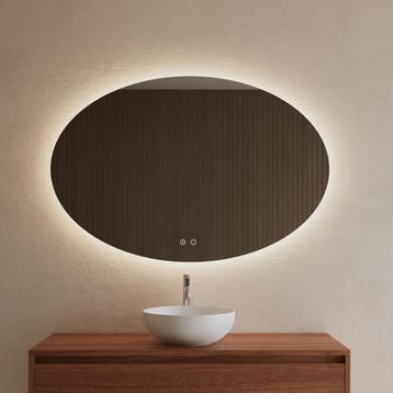 BWS Badkamerspiegel | Spark Ovale | met LED verlichting |, Ophalen of Verzenden, Nieuw, Overige typen