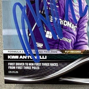Mercedes - Topps Now - Miami GP 2026 3rd consecutive Formula
