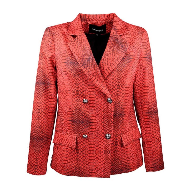 Lona Mila • rode blazer • 36, Kleding | Dames, Truien en Vesten, Rood, Nieuw, Maat 36 (S), Verzenden