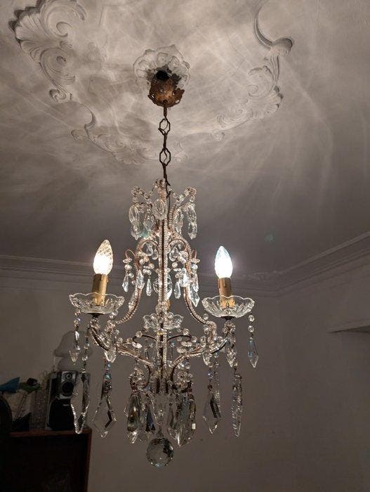 Lustre - Cristal - Maria Antonietta, Antiquités & Art, Antiquités | Autres Antiquités