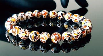Amber Vintage Baltisch amberhanger met armband -