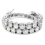Zonder minimumprijs - Armband - 14 karaat Witgoud - 11.03ct., Nieuw