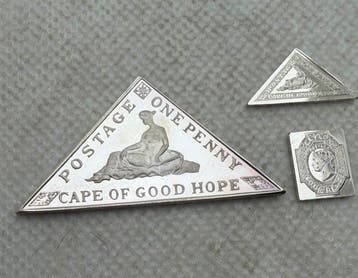 Cap de Bonne-Espérance , Îles Kook , Ceylan. Lote 7 lingotes