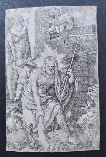 Lucas Van Leyden (1494-1533) - Cristo nel Limbo - originale